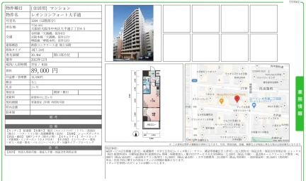レオンコンフォート大手通 1204 0