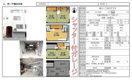 大阪府大阪市西区境川１丁目 中古テラス 0