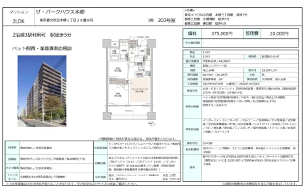 ザ・パークハウス本郷 203号 0
