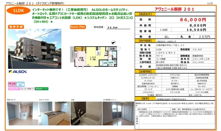 アヴェニール服部 201号 0