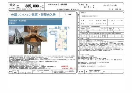 パークタワー大森 2002号 0