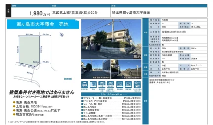 鶴ヶ島市大字藤金 売地 0