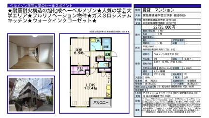 ベルメゾン学芸大学 202号 0