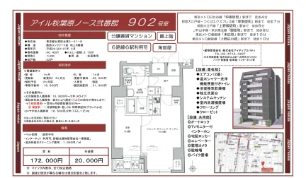 アイル秋葉原ノース弐番館 902号 0