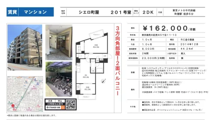 シエロ町屋 201号 0