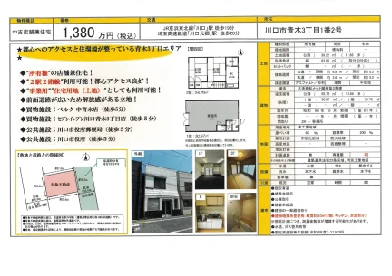 川口市青木3丁目 中古店舗兼住宅 0