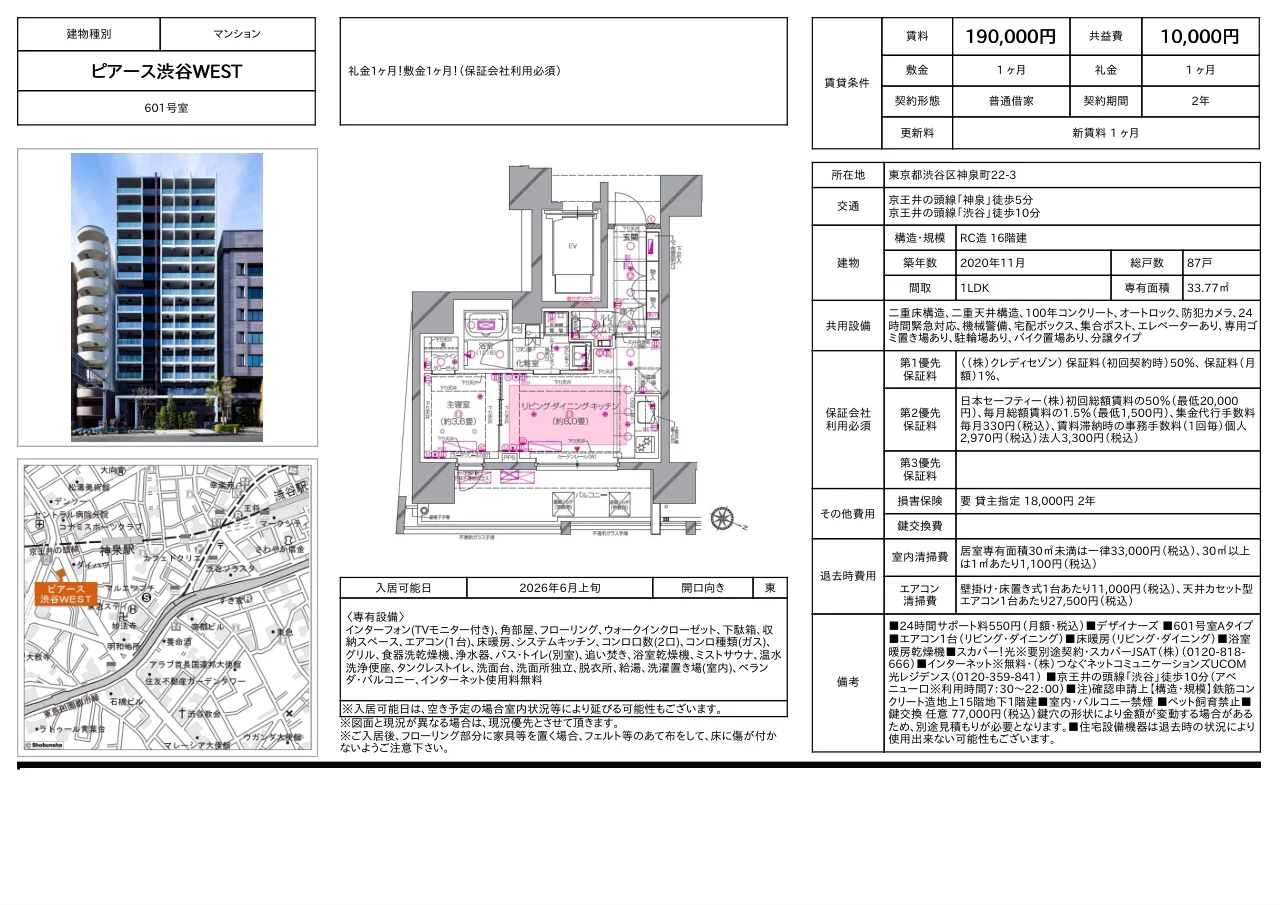 Modern 1-Bedroom Condo Near Station in Shinsencho 10