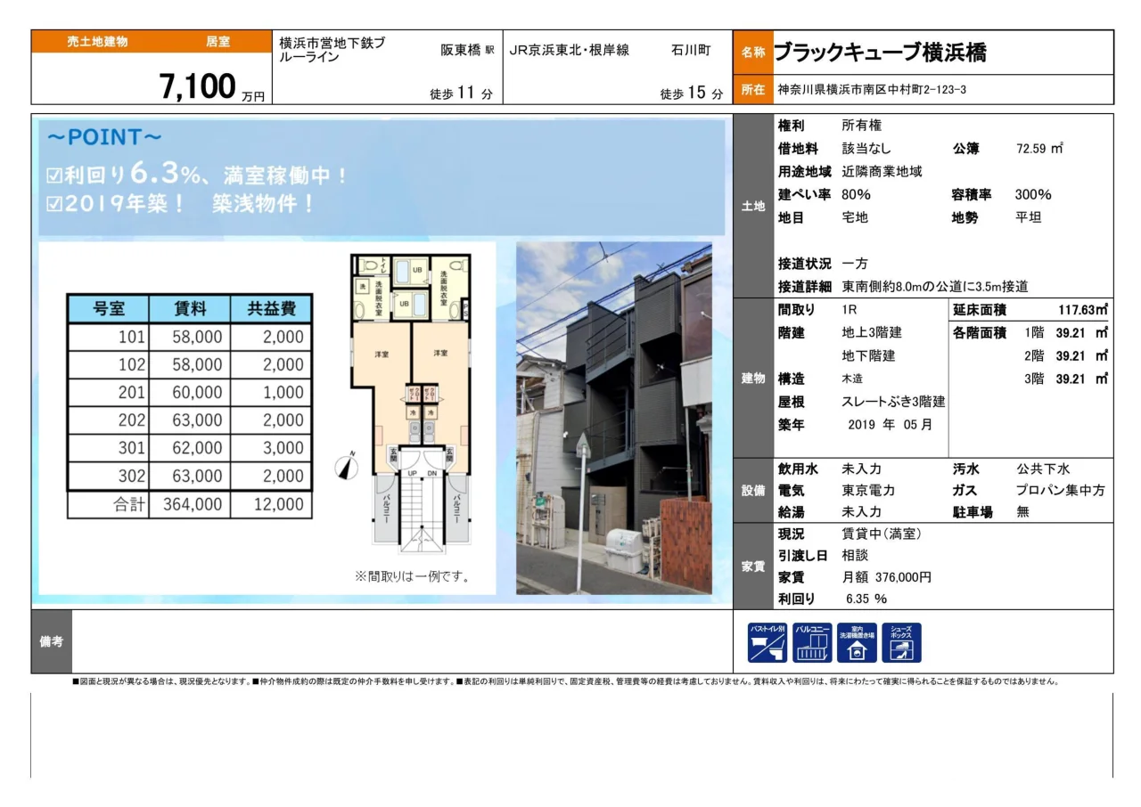 Modern Studio Property in Nakamuracho 2