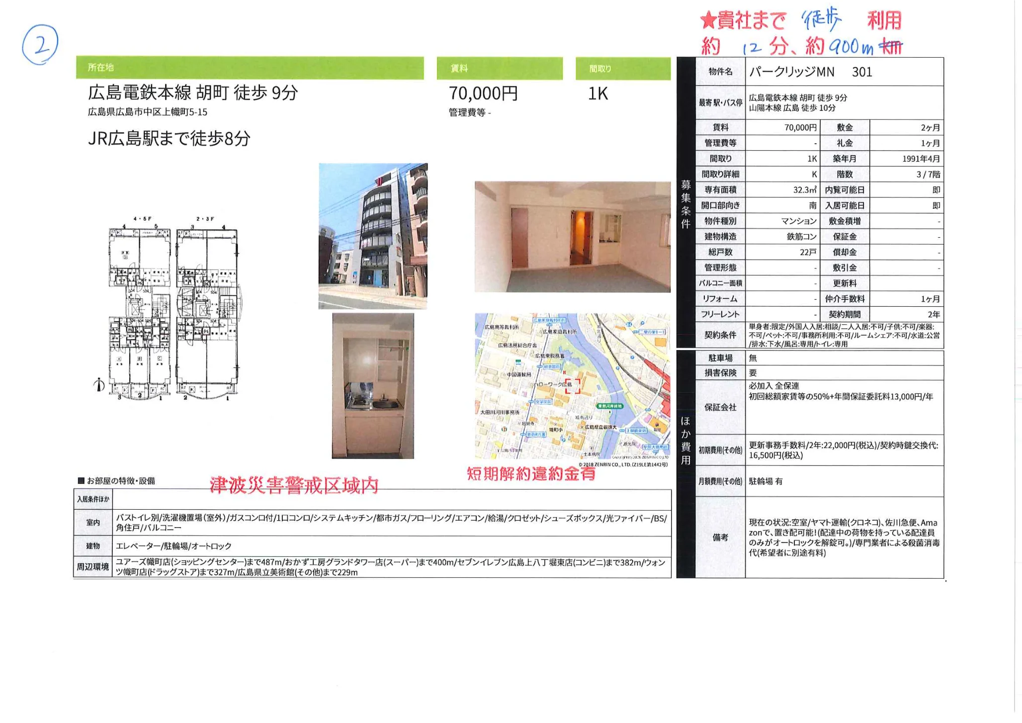 パークリッジMN 301 301号 0