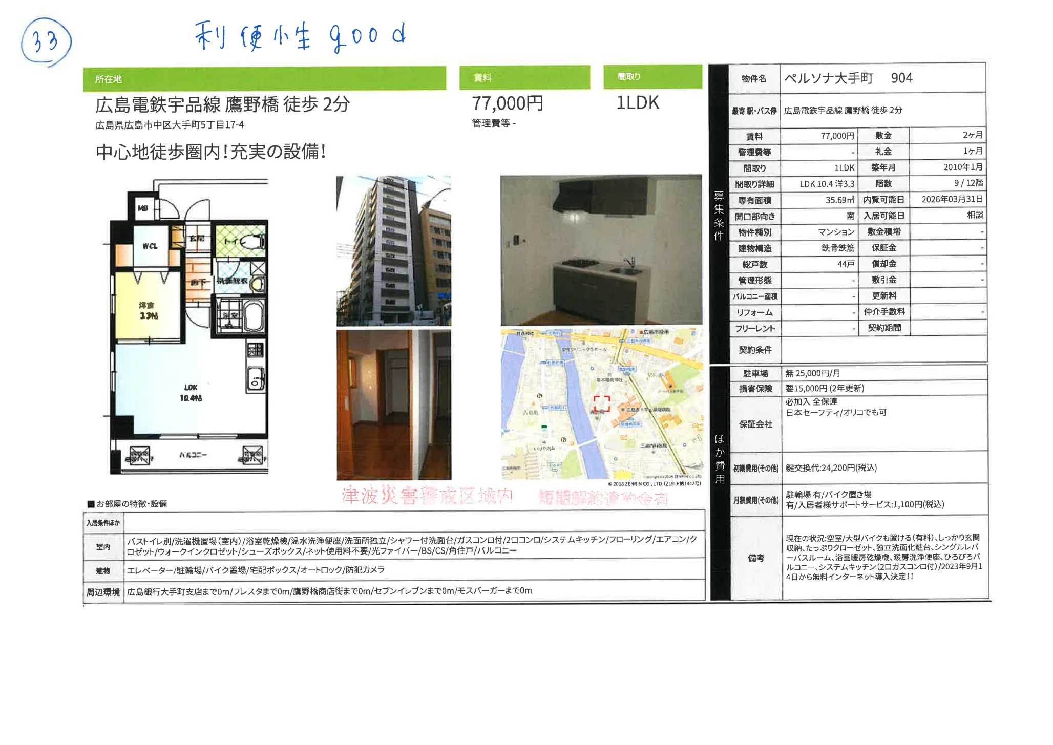 ペルソナ大手町 904 0