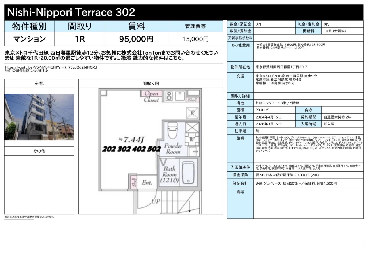 Ｎｉｓｈｉ－Ｎｉｐｐｏｒｉ　Ｔｅｒｒａｃｅ 6