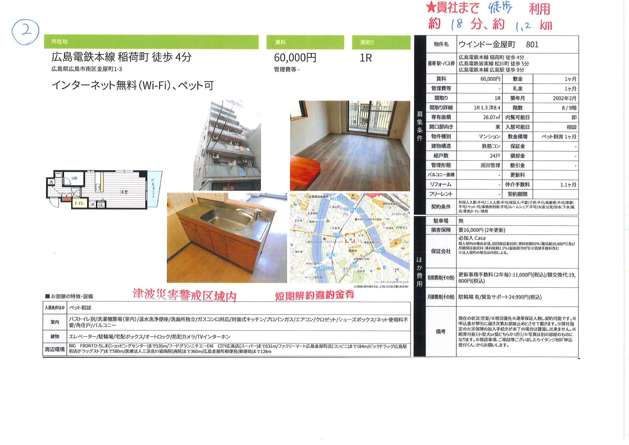 ウインドー金屋町 801 801 0