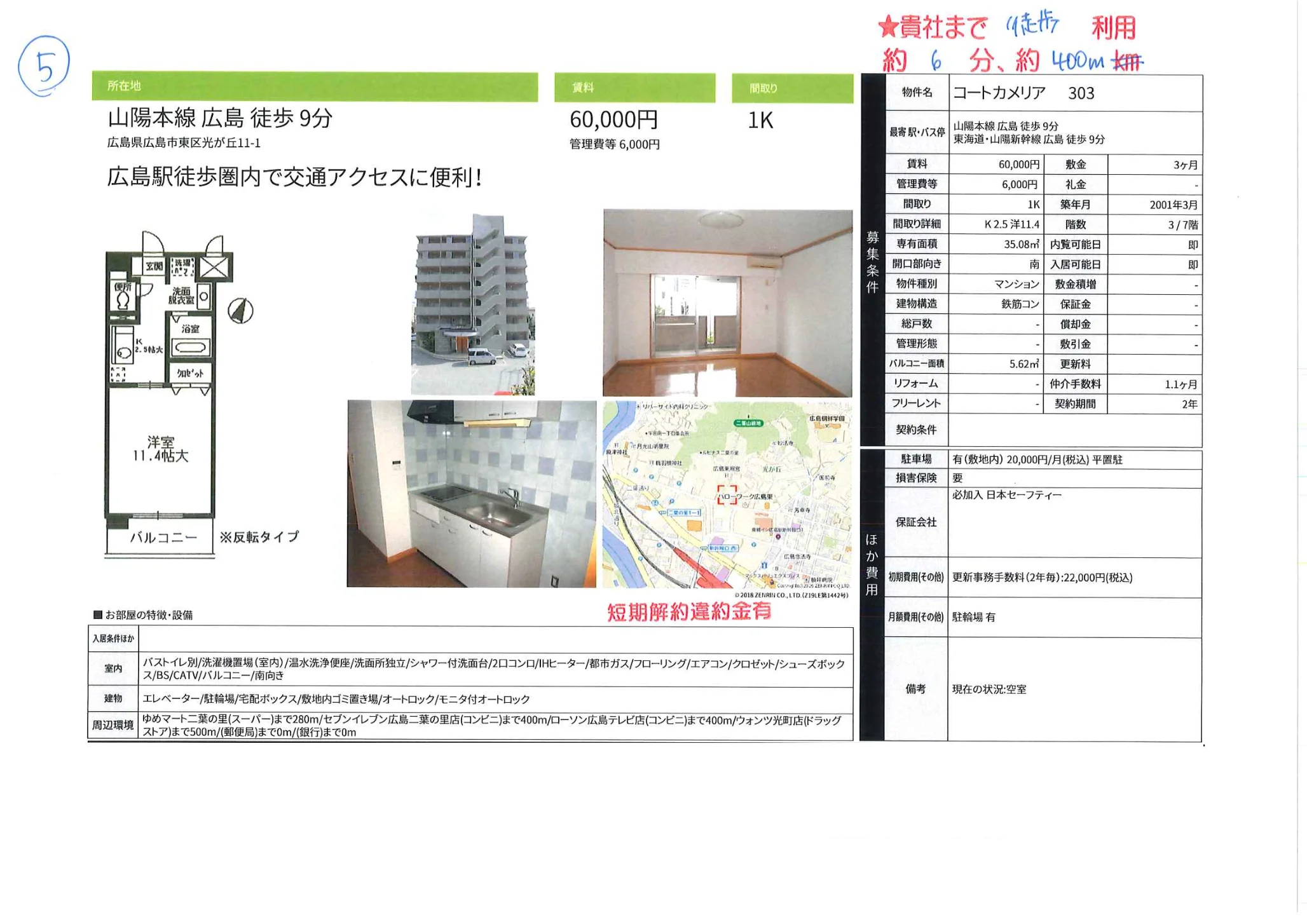 コートカメリア 303号 0