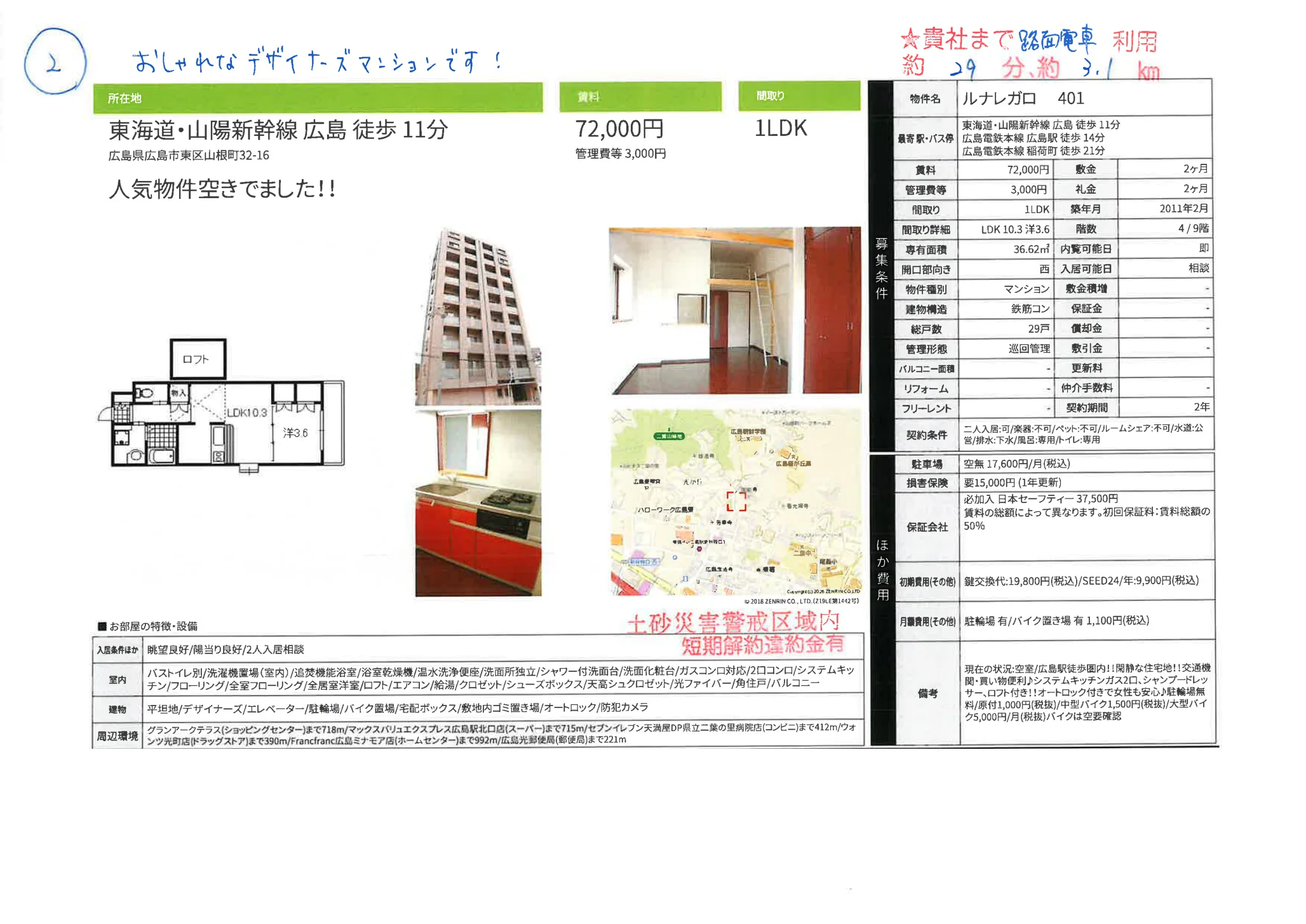 ルナレガロ 401 0