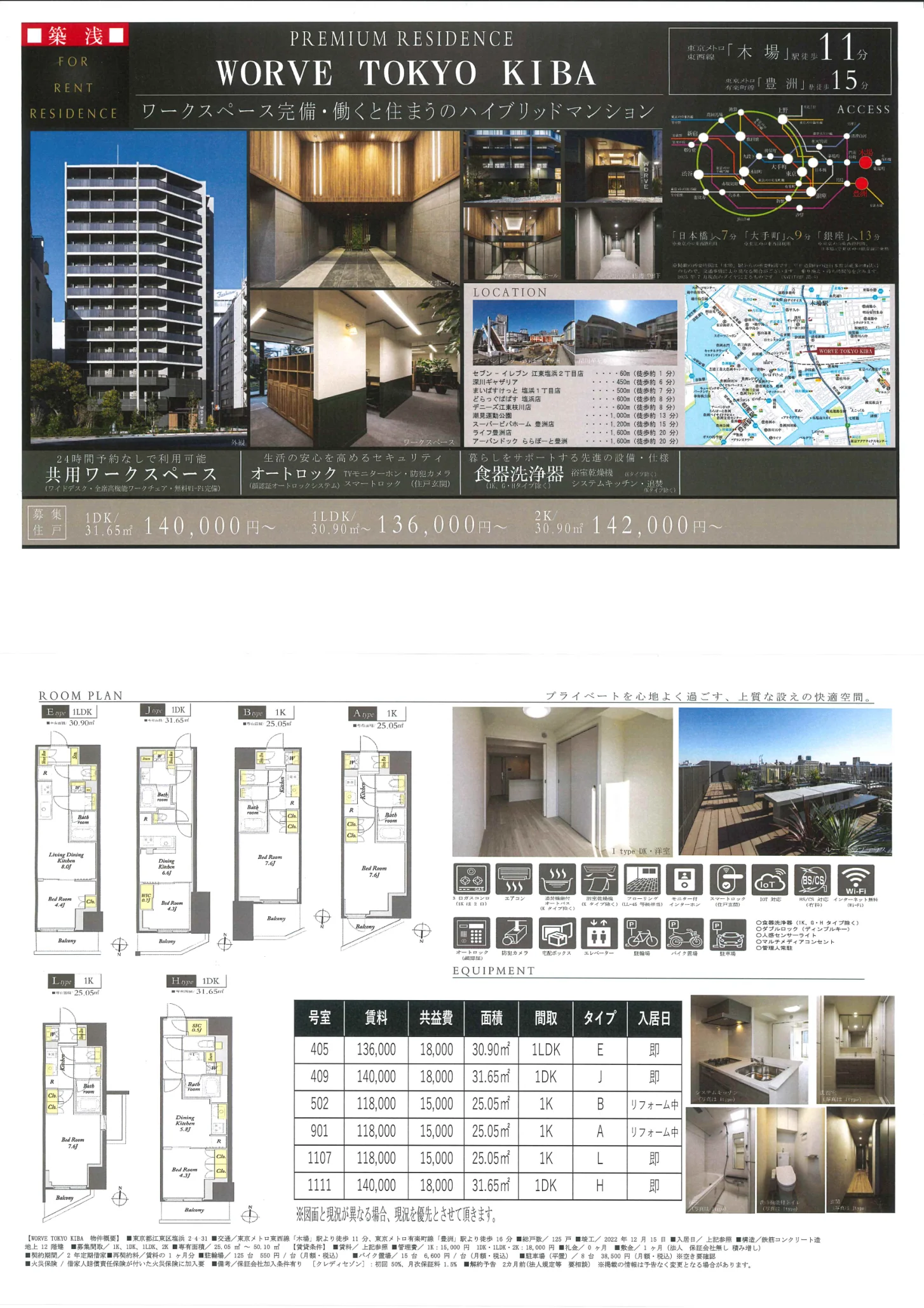 WOVE TOKYO KIBA 1DK 0