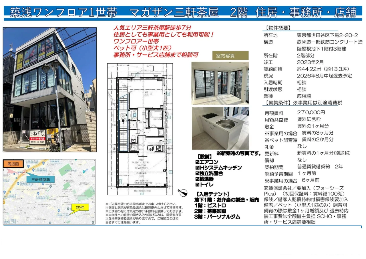 Modern Property Near Station in Shimoma 7