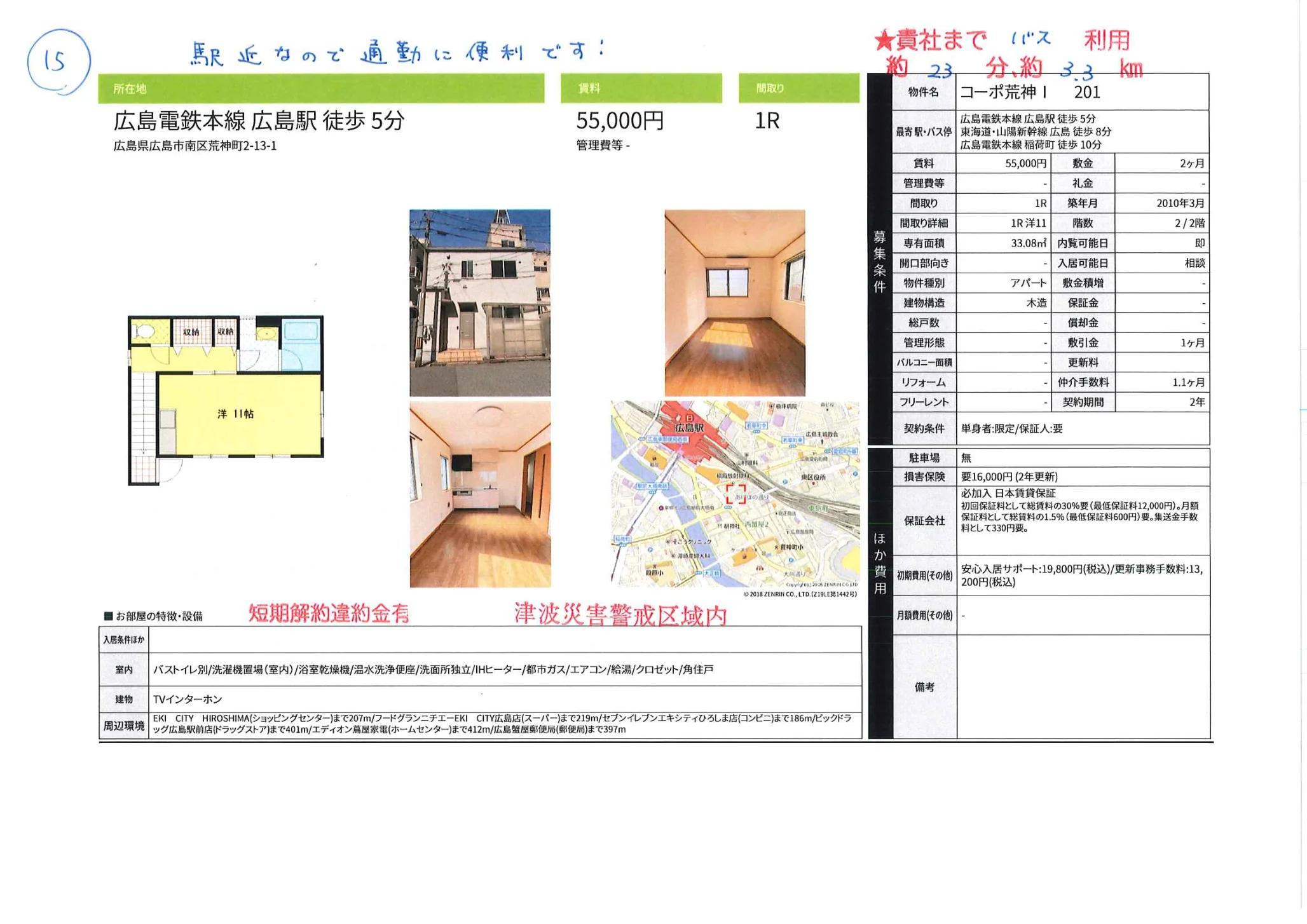 コーポ荒神Ⅰ 201 0