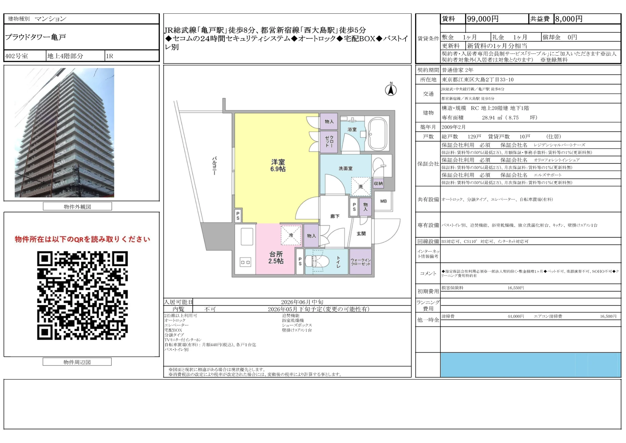 Studio Condo in Ojima 8