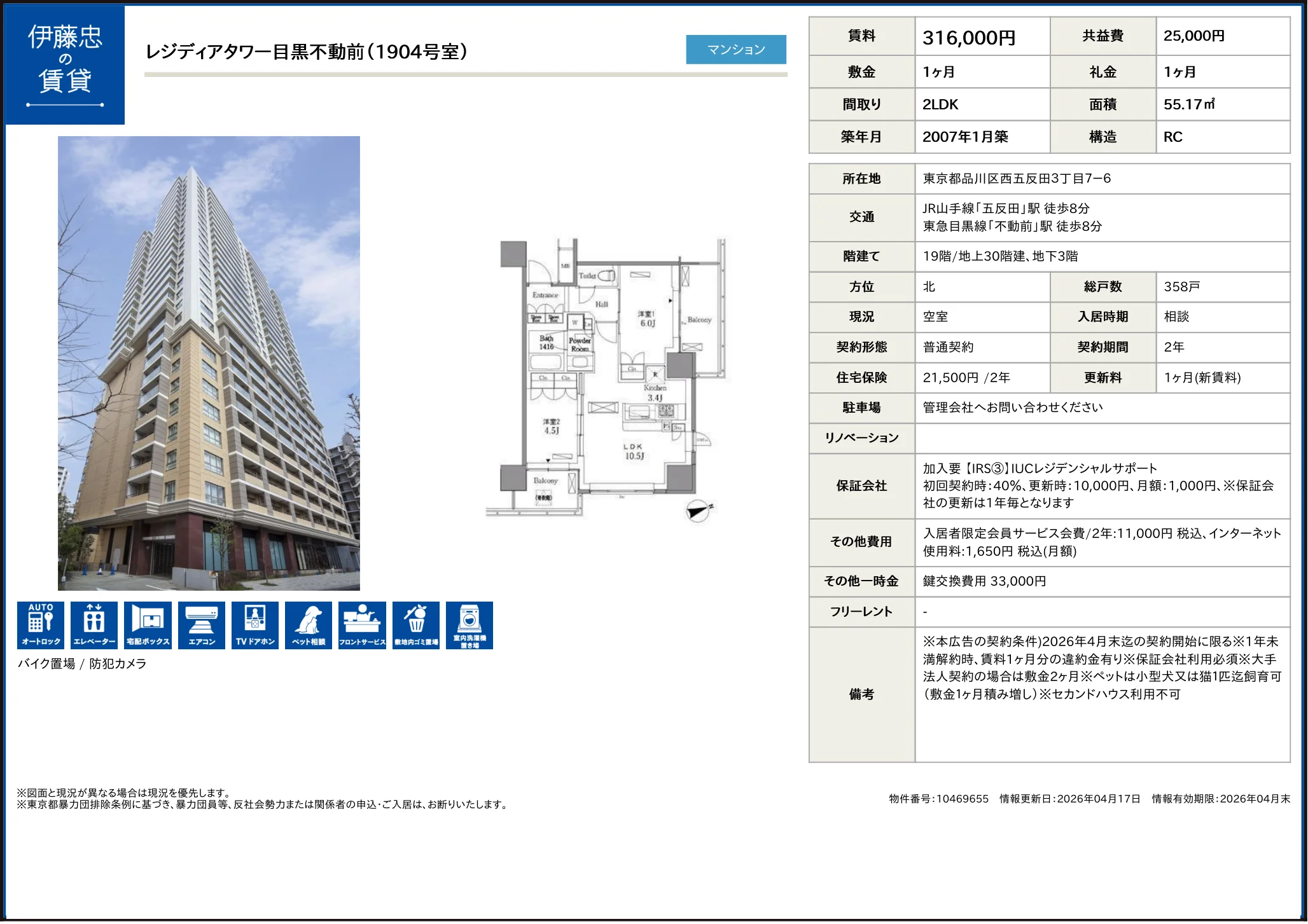2-Bedroom Condo in Nishigotanda 8