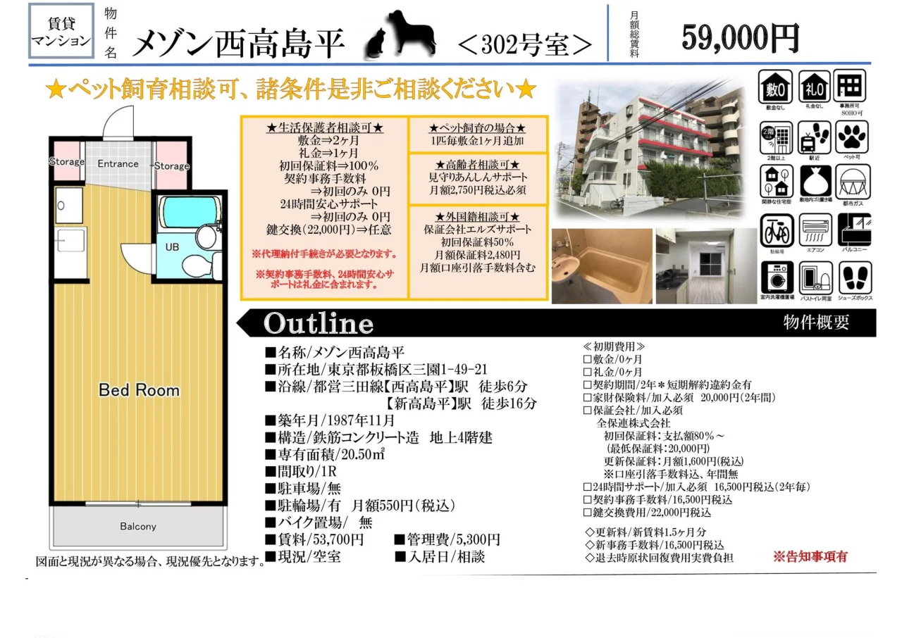 Vintage Studio Condo Near Station in Misono 7