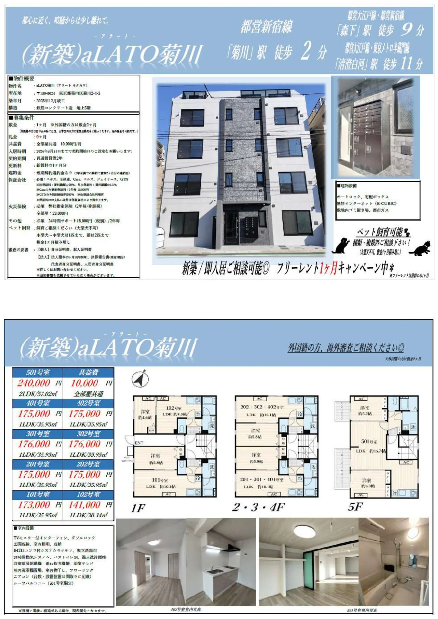 ATO(アラートキクカワ) 501号 0