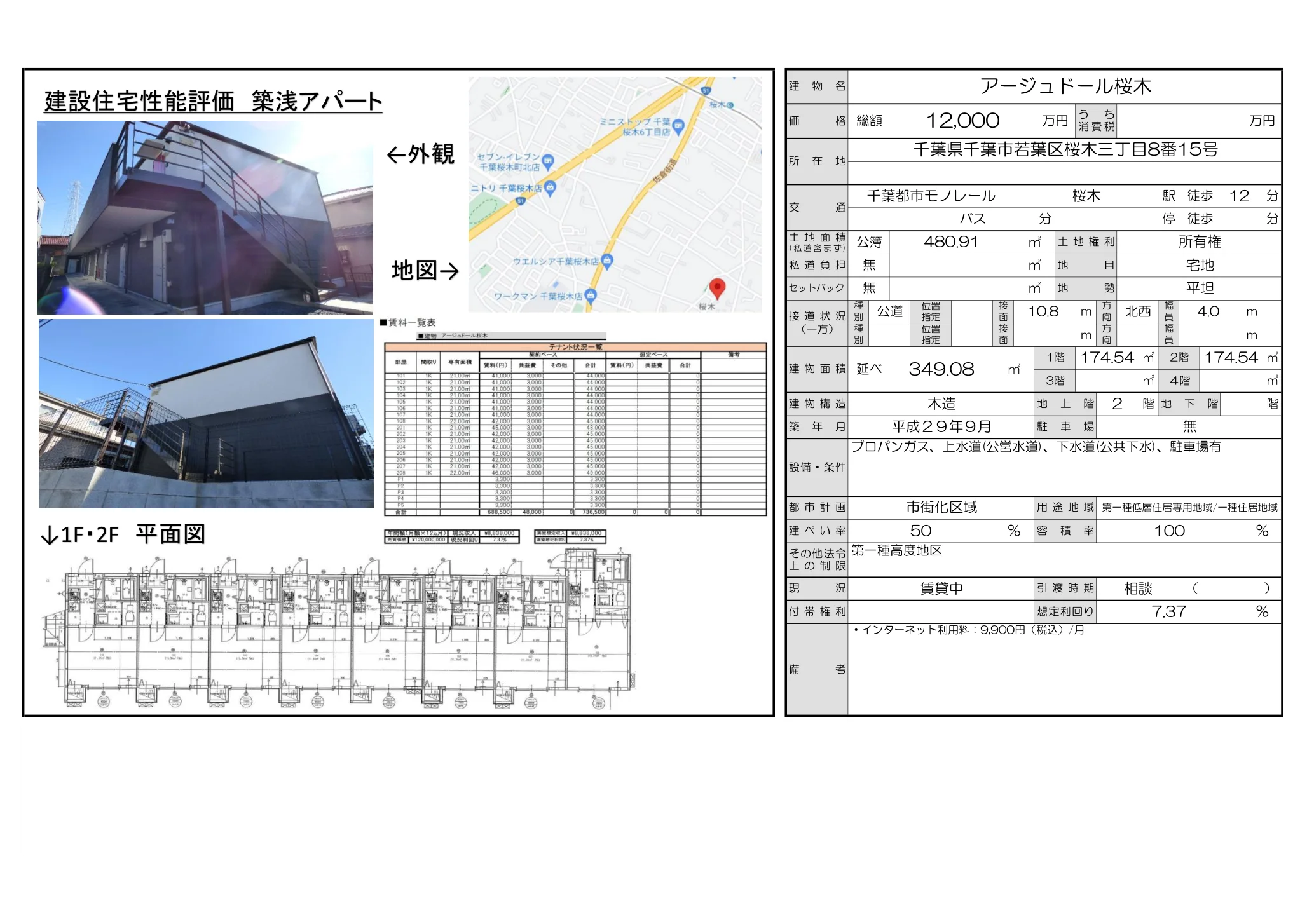 Modern Studio Property in Sakuragikita 0