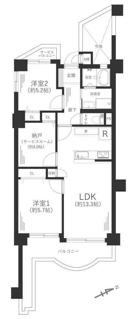 南海住吉清水丘グリーンコート 1
