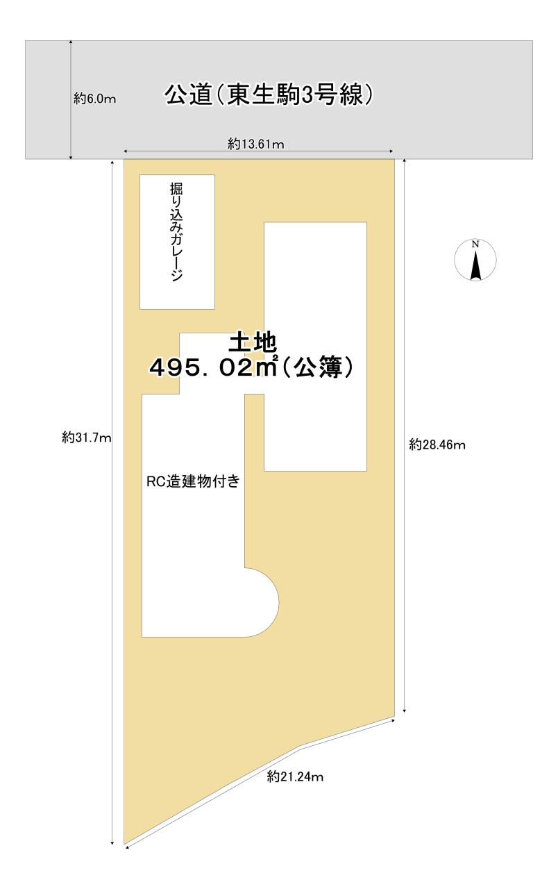 奈良県生駒市東生駒１丁目 売地 2