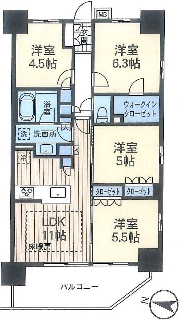 プレシス所沢元町 1