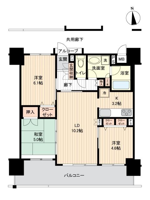 3-Bedroom Condo in Hommachi 1