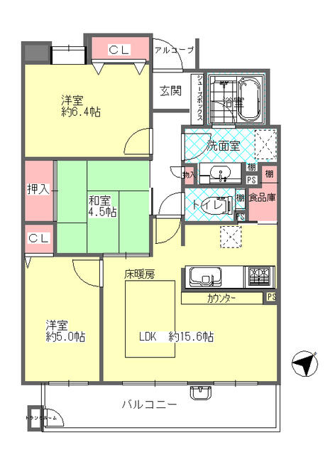 ディークラディア学園前ブライトコート 1