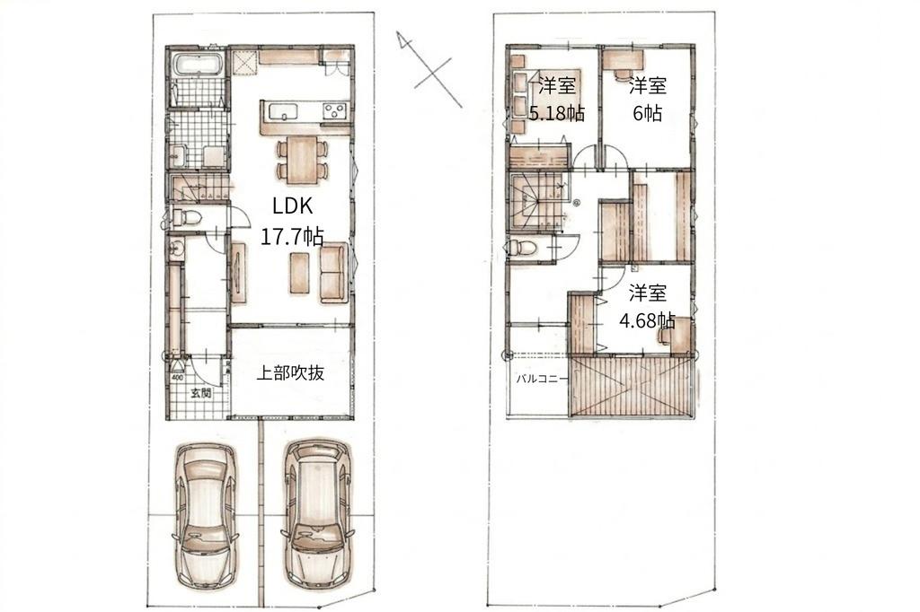 滋賀県守山市二町町 新築戸建 1