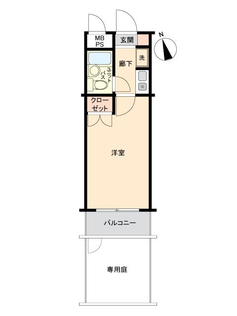 Vintage Studio Condo in Hiyoshihoncho 1