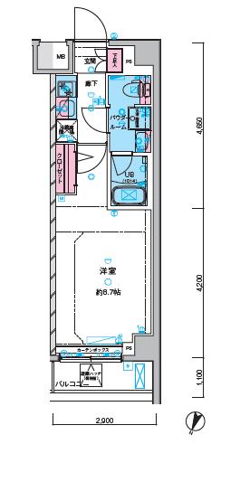 ガリシア西馬込 1