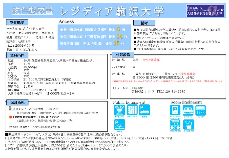 レジディア駒沢大学 2