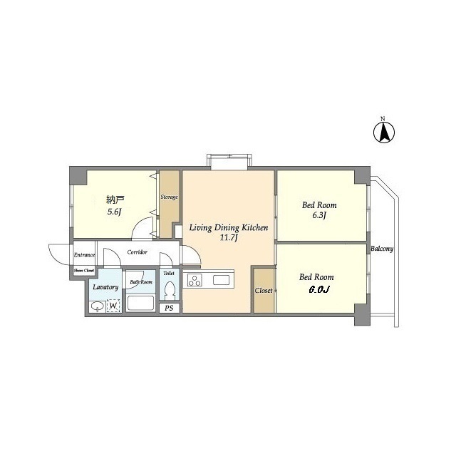 コスモリード武蔵中原 4