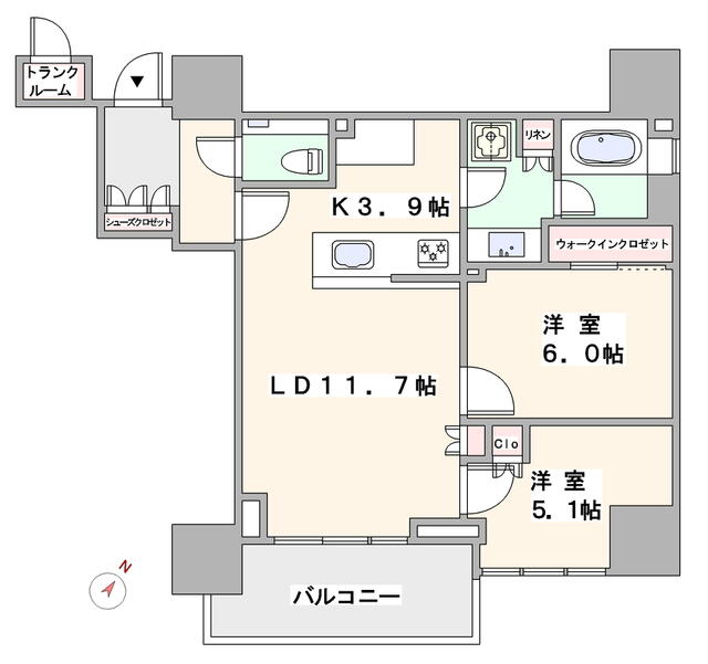 Modern 2-Bedroom Condo Near Station in Takanawa 0