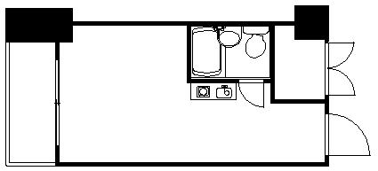 ビジネスＶＩＰ第２新大阪☆敷礼０円！角住戸！ＳＯＨＯ最適！ＡＤ２ヶ月☆ 0