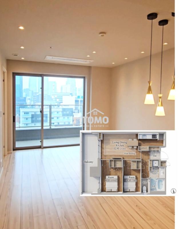 Modern 2-Bedroom Condo Near Station in Hamamatsucho sekaiboekisentabirudei 3