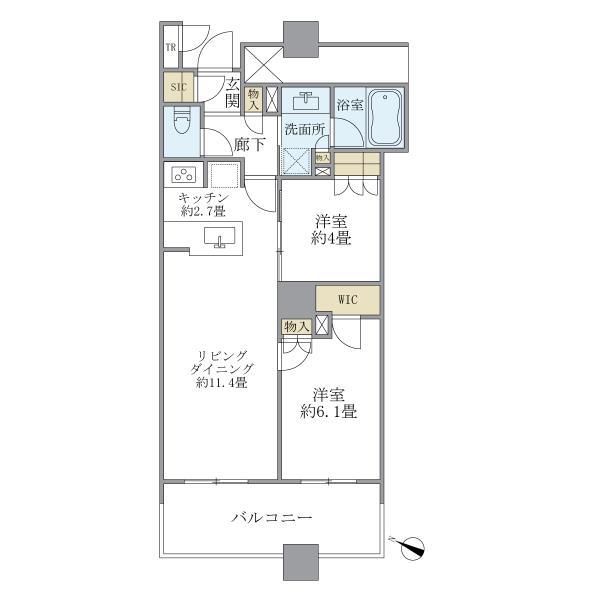2-Bedroom Condo in Ariake 1