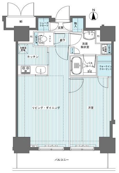 1-Bedroom Condo Near Station in Motoyoyogicho 1