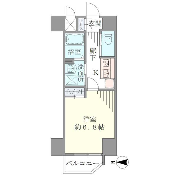 ジュネーゼグラン本町ＥＡＳＴ 1
