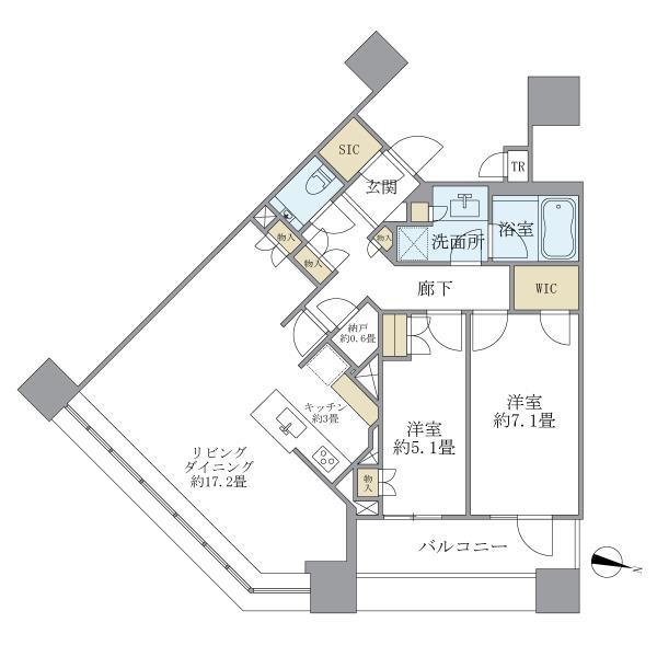 Modern 2-Bedroom Condo Near Station in Kamiosaki 1