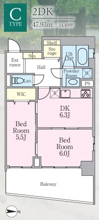 Brand New 2-Bedroom Condo Near Station in Toyo 1