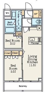 Brand New 2-Bedroom Condo Near Station in Ikegami 0