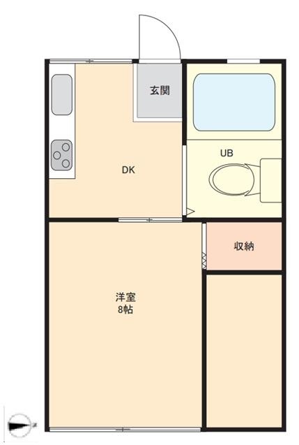 Classic Studio Property Near Station in Yotsukaido 1