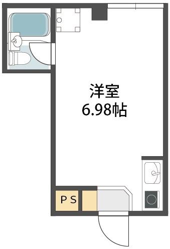 Classic Studio Condo Near Station in Kitaoka 1