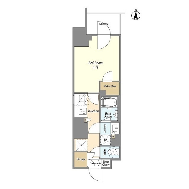Modern Studio Condo Near Station in Kameido 9