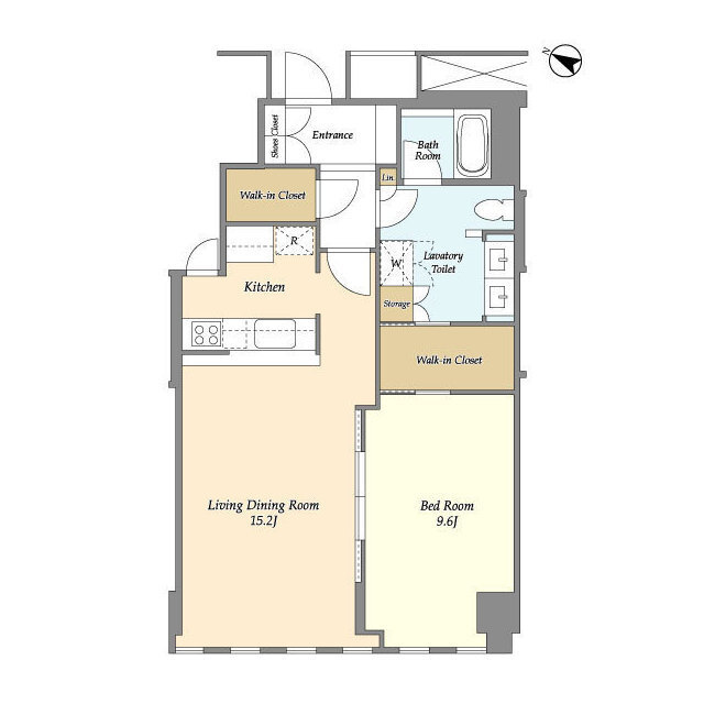 1-Bedroom Condo Near Station in Hitotsubashi(2-chome) 9