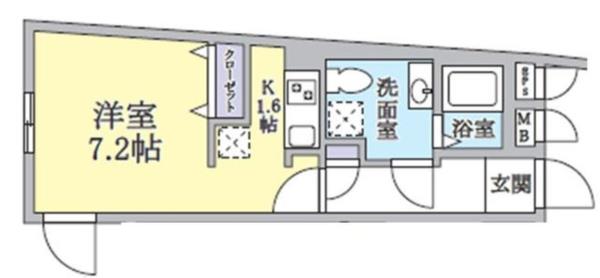 Studio Condo Near Station in Kamitakada 1